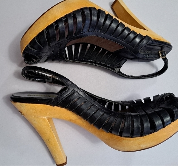 Michael Michael Kors Leather Strappy Platform Sandals Size 6.5" - Picture 8 of 14